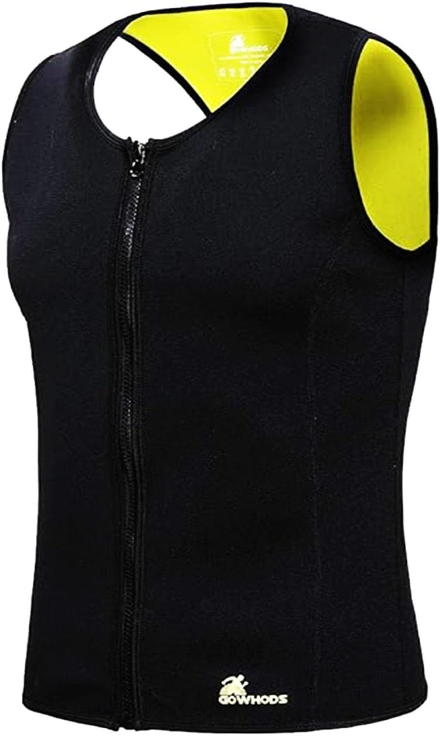 Waist Trainer Sweat Vest for Men,Hot Neoprene Sauna Tank Top Vest with Zipper,Gym Workout Suit