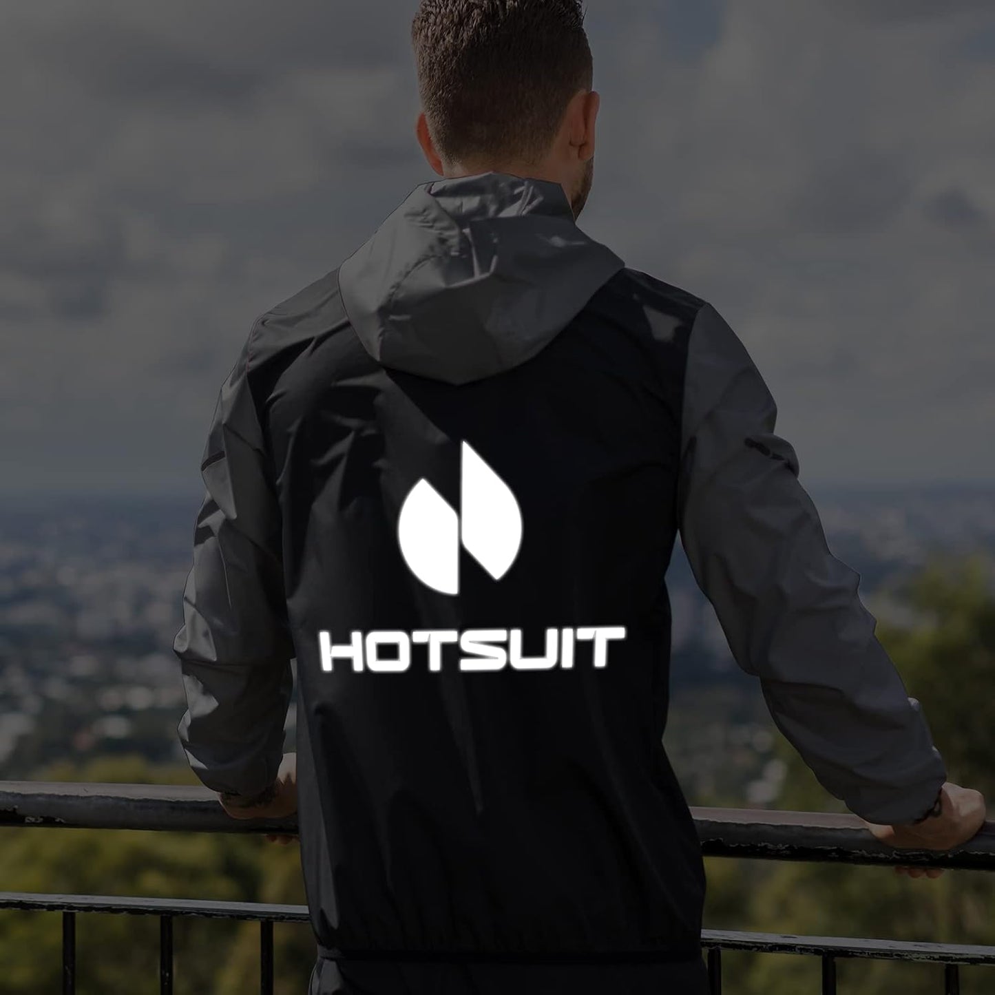 HOTSUIT Sauna Suit for Men Sweat Suits Gym Workout Exercise Sauna Jacket Pant Full Body