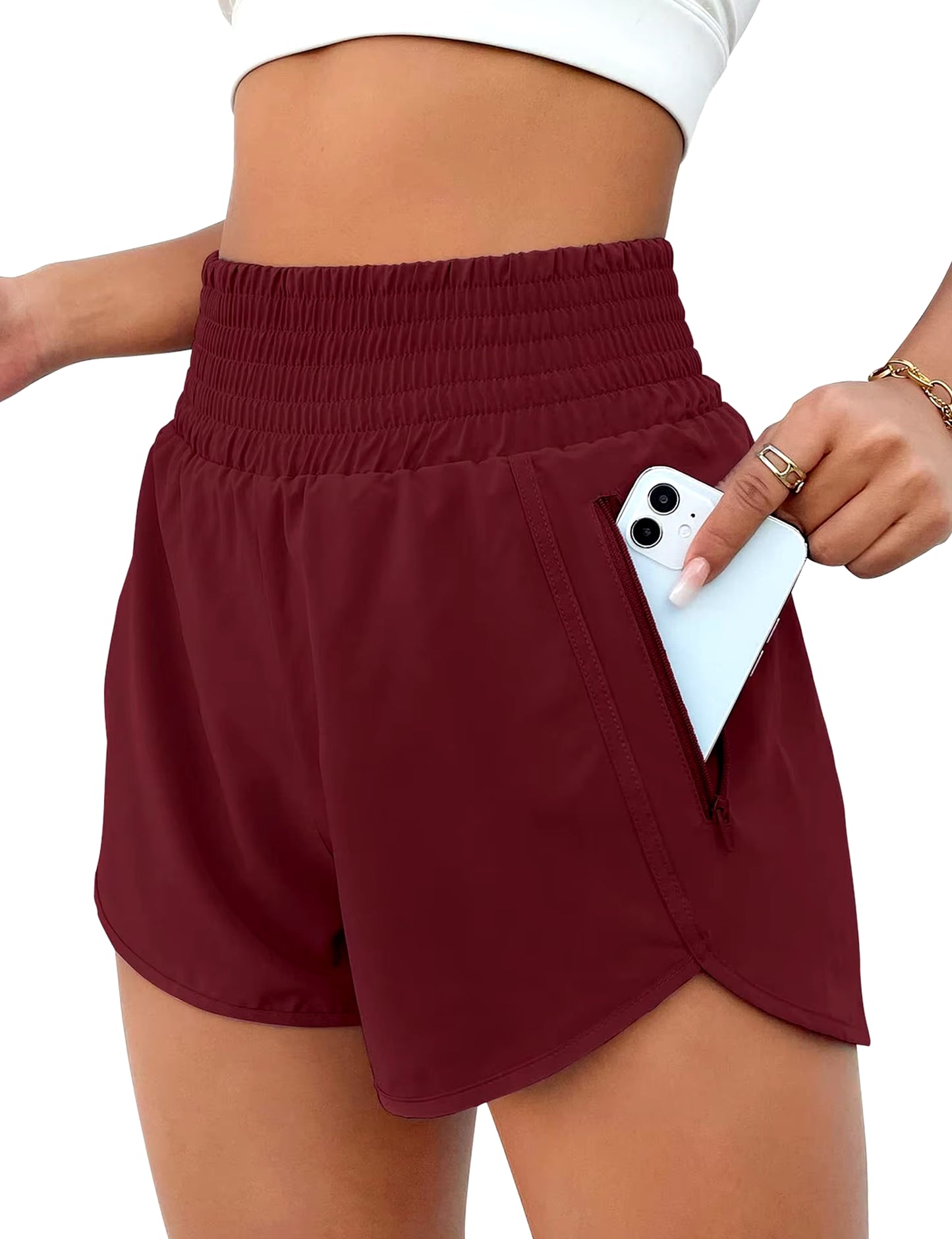 Woman Gym Pant with Pocket Yoga Wear Short High Waist Push up Fitness Running Sport Outfit Shorts Sportswear Workout Clothing