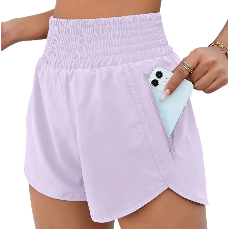 Woman Gym Pant with Pocket Yoga Wear Short High Waist Push up Fitness Running Sport Outfit Shorts Sportswear Workout Clothing