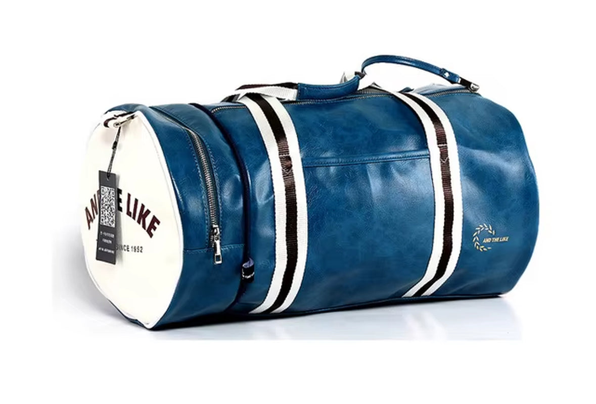 Sport Gym Bag for Women Men Shoulder Bags with Shoes Storage Pocket Fitness Training Waterproof Leather Travel Bag Handbag Daily