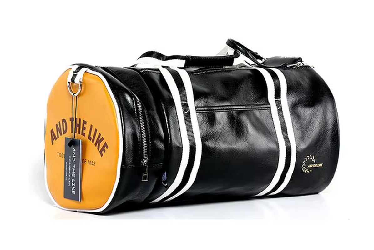 Sport Gym Bag for Women Men Shoulder Bags with Shoes Storage Pocket Fitness Training Waterproof Leather Travel Bag Handbag Daily