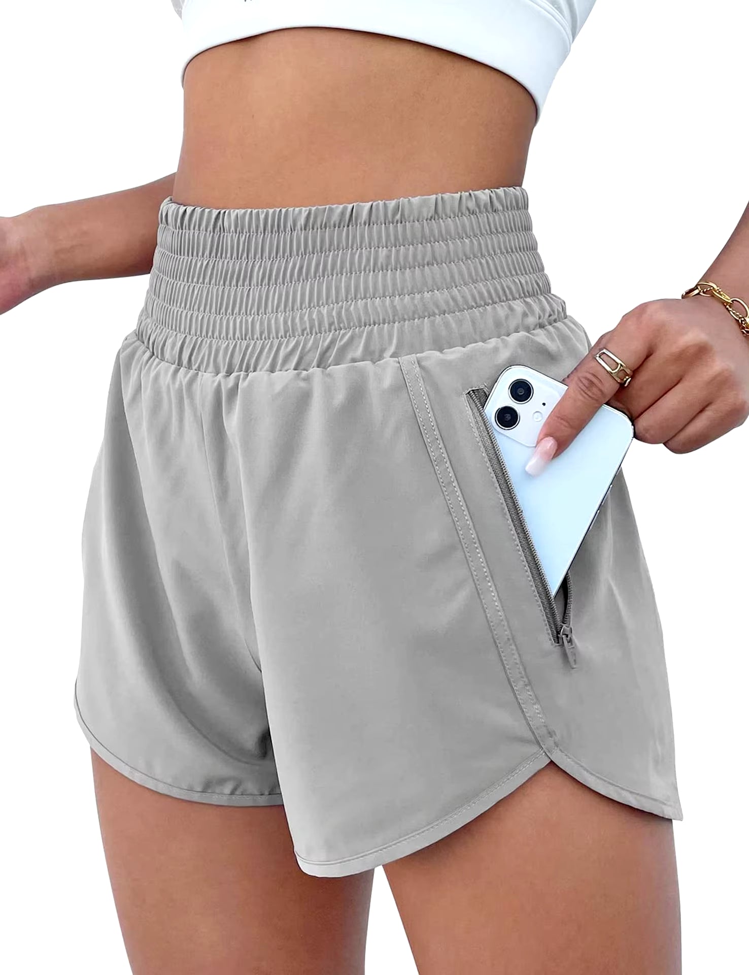 Woman Gym Pant with Pocket Yoga Wear Short High Waist Push up Fitness Running Sport Outfit Shorts Sportswear Workout Clothing
