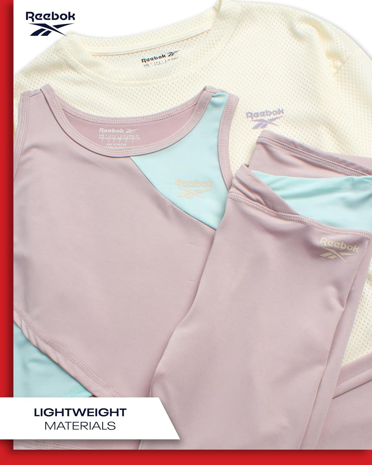 Girls' Active Pants Set - 3 Piece Cropped Hoodie Tank Top and Yoga Pants Leggings (Sizes: 7-12)
