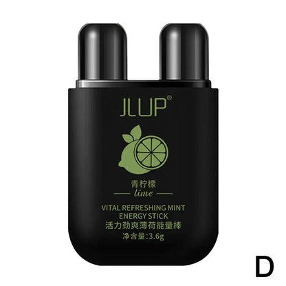 Portable Nasal Inhaler Mint Energy Oil Bar Double Hole Aromatherapy Nasal Stick Boost Energy for Headaches Stuffy Nose